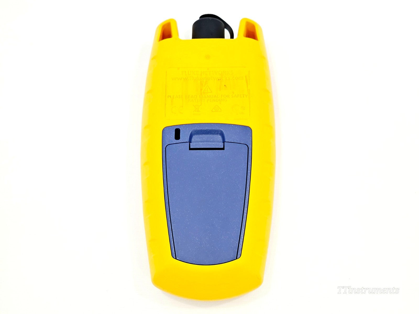 Fluke Networks optical fibre test equipment rear panel ports