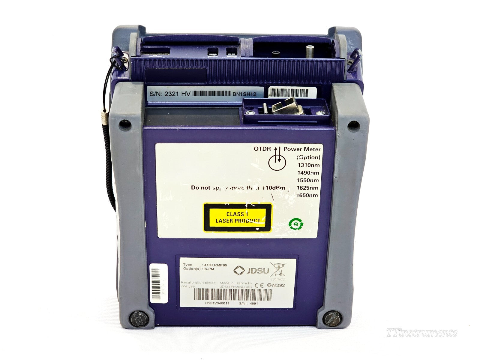 Viavi JDSU T-BERD 2000 + 4138 RMP65 1310/1550 & 1650 nm Filtered Metro PON OTDR5