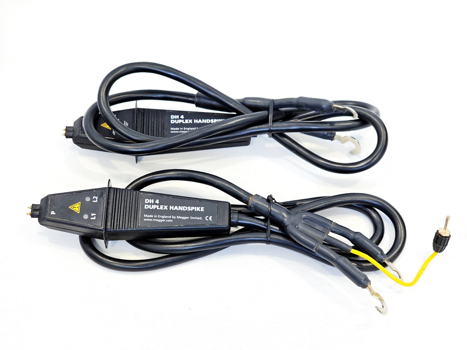 Megger DLRO10HD measurement terminals and connector detail close-up