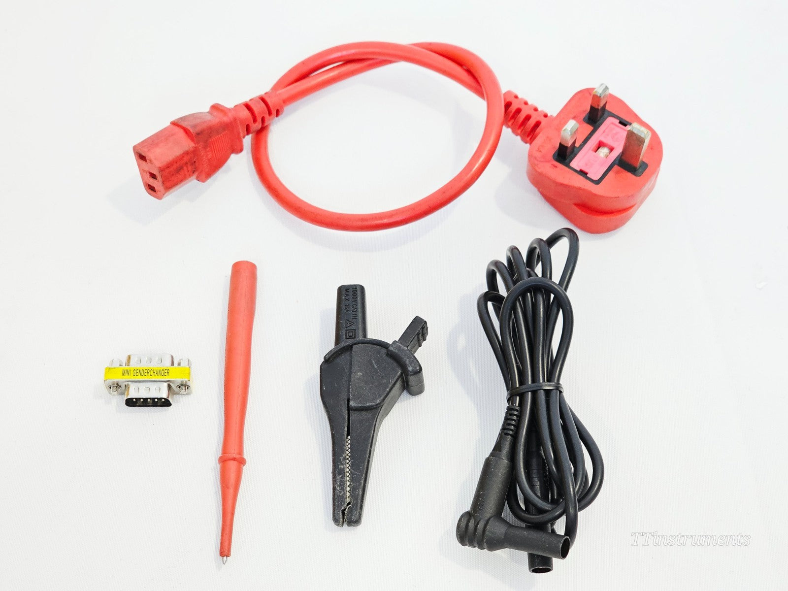 Fluke 6500 used PAT tester accessories and leads included