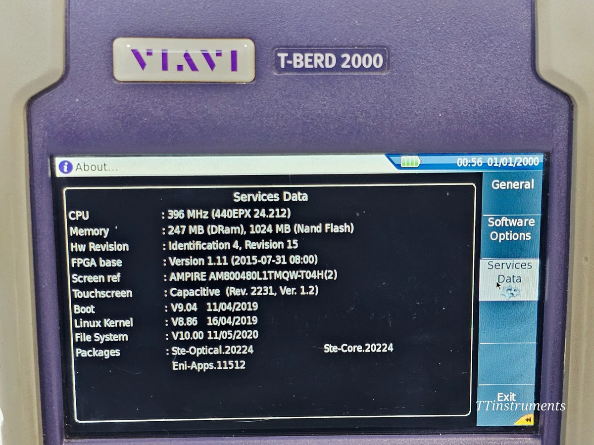 VIAVI T-BERD 2000 + 4126 MA2 OTDR 1310/1550nm SM Metro-Access Kit14