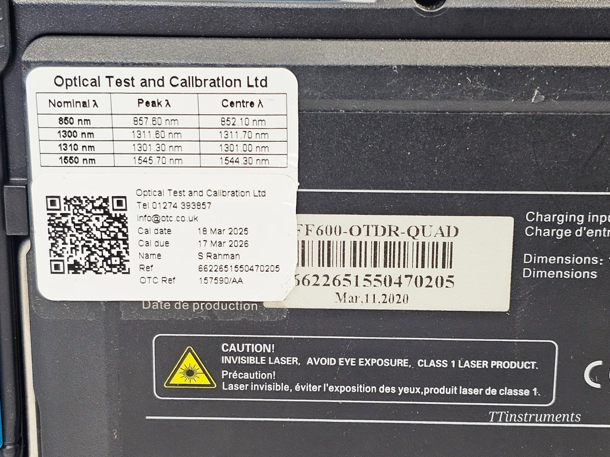 FibreFox FF600 Quad OTDR 850/1300 MM 1310/1550 SM SC-PC7