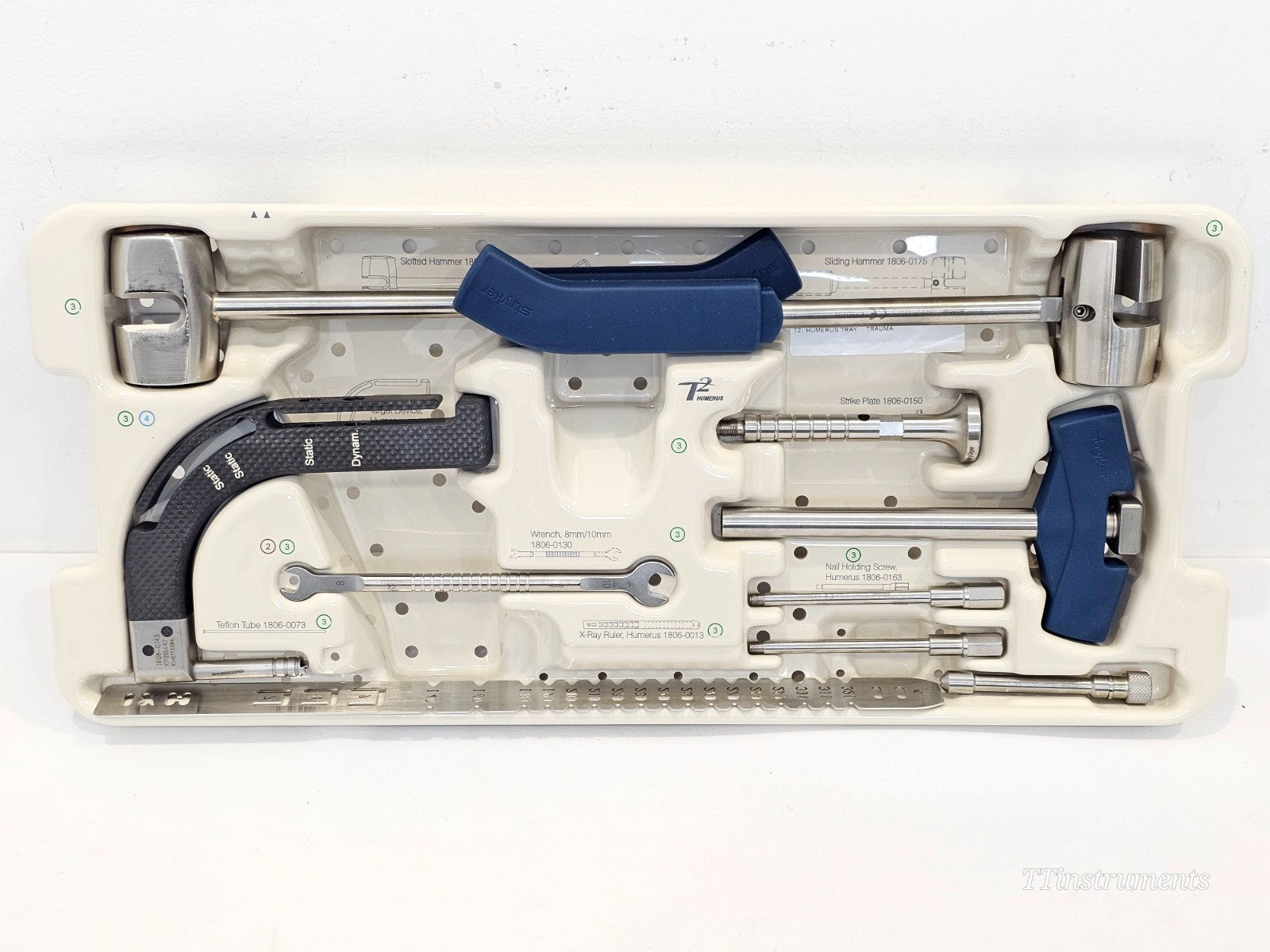 Stryker T2 Humerus Orthopaedics Instrument Tray