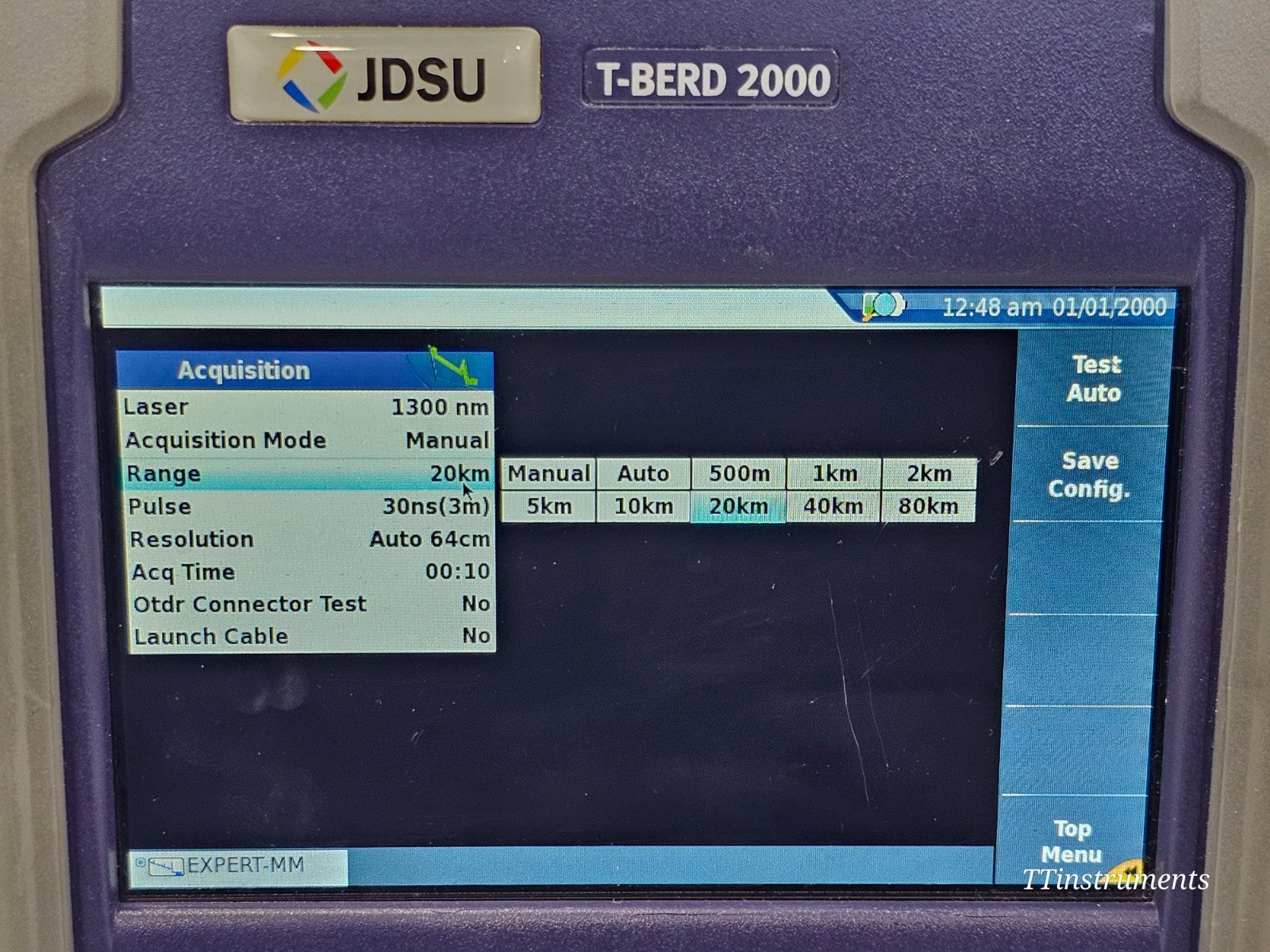 JDSU T-BERD 2000 + 4146 QUAD OTDR SM MM 850/1300 1310/1550 + P5000i Scope