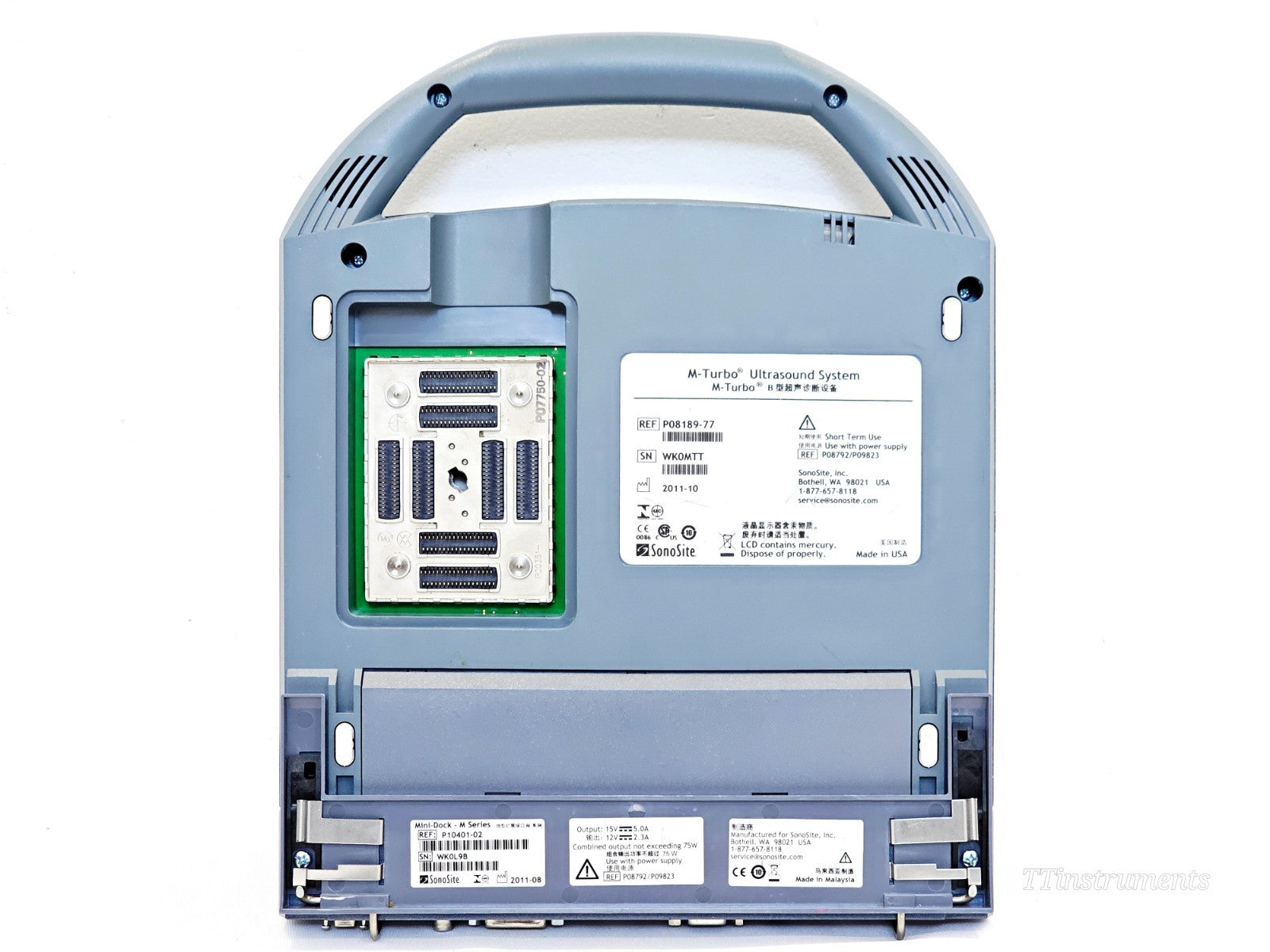 SonoSite P08189-77 M Turbo Ultrasound System w/ Transducer L38xi/10-5 MHz