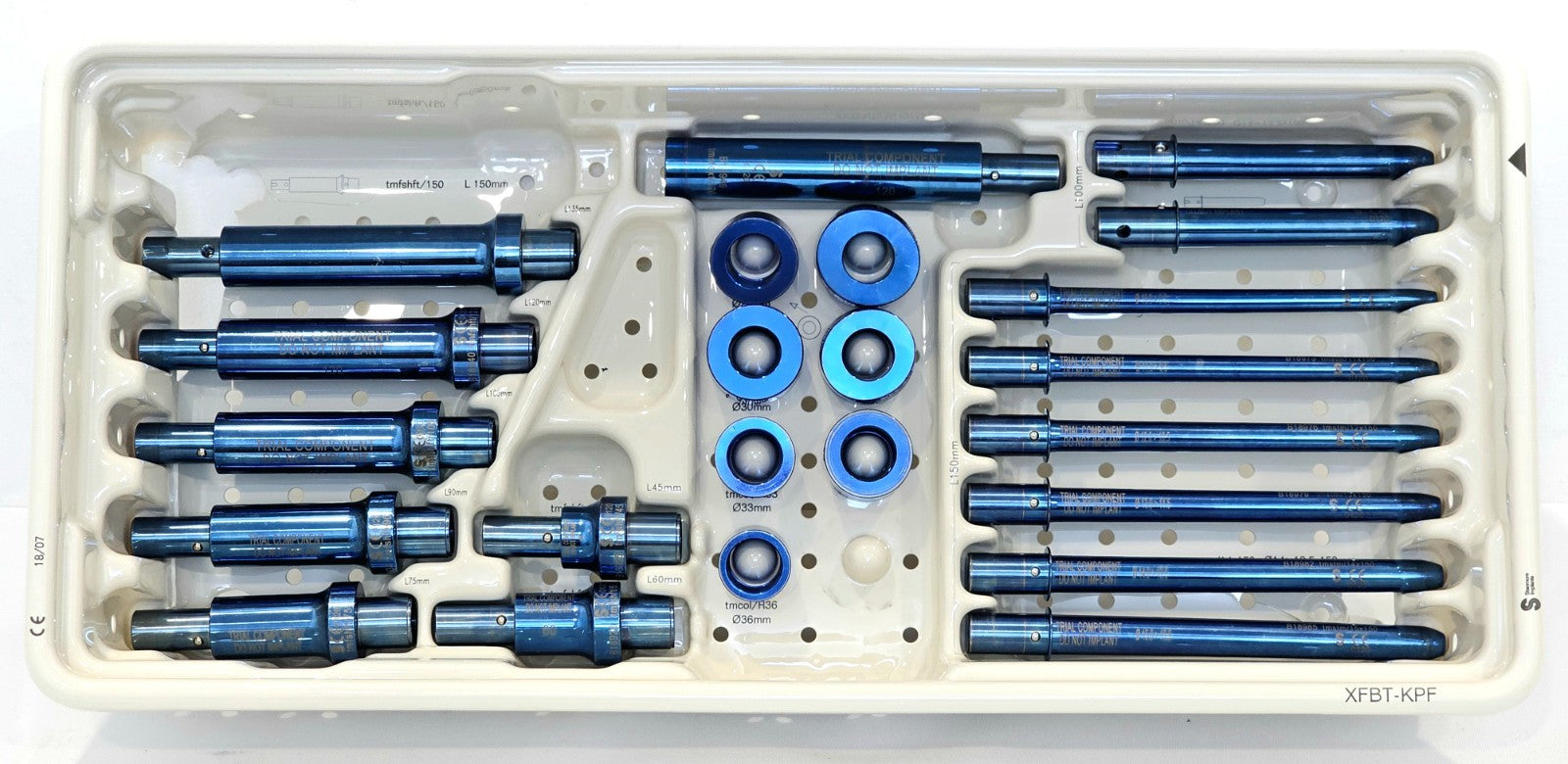 Stryker Stanmore METS Modular Distal Femur Trial Implants Set