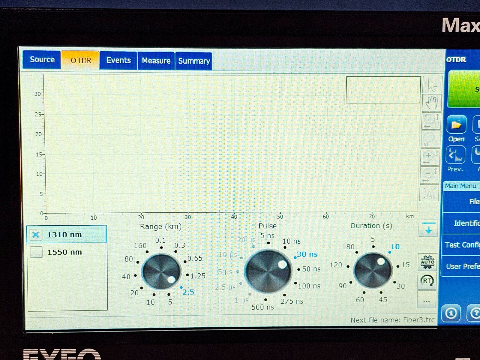 EXFO MAX-715B-M1 iOLM OTDR MaxTester 1310/1550 nm APC SM