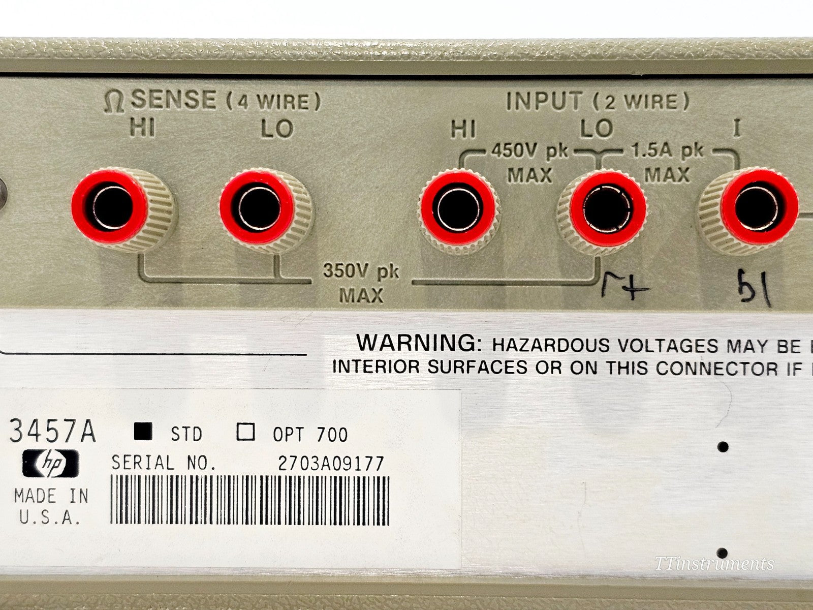HP Agilent 3457A 3.5 to 6.5 Digit DMM with Extended Resolution to 7.5 Digits