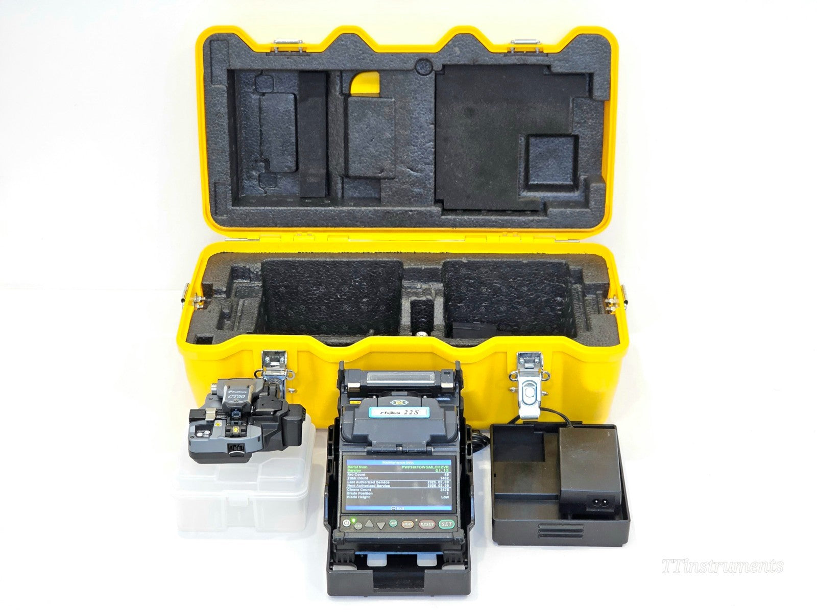 Serviced Fujikura 22S SM MM Fiber Fusion Splicer CT-50 Cleaver ARC 1462 FSM 22S