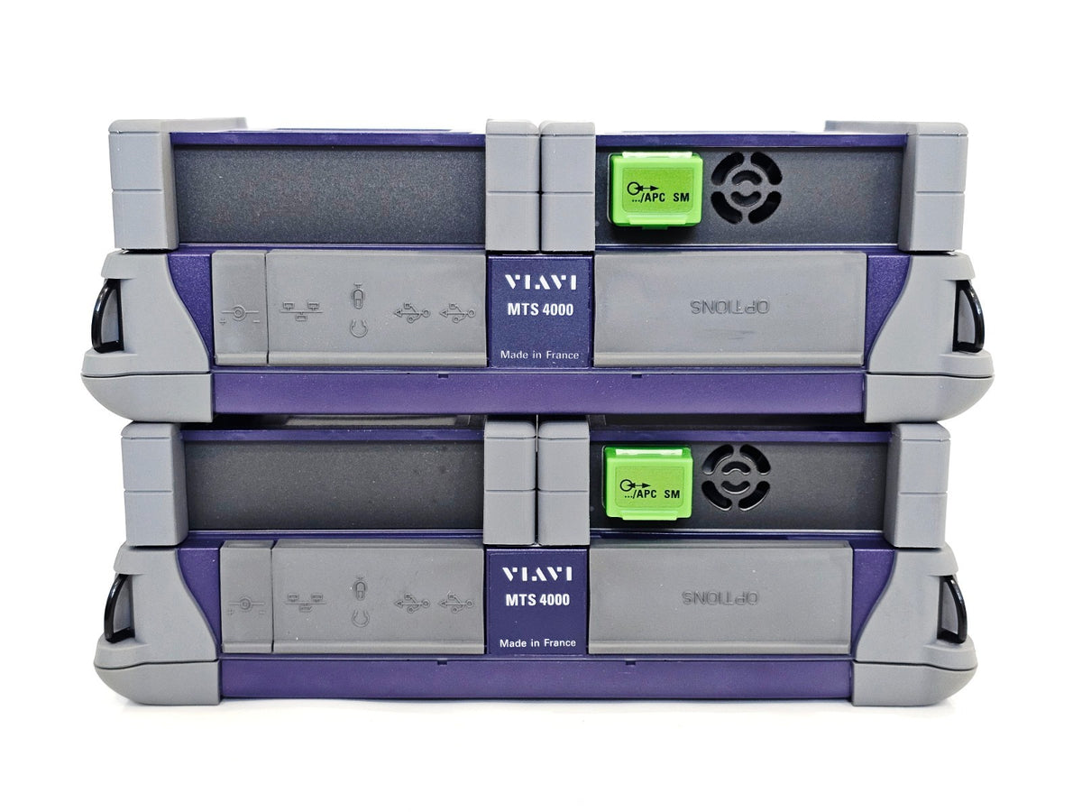 2x Brand NEW VIAVI MTS 4000 V2 & 4126B-FCOMP OTDR Module Bi-Directional Testing5