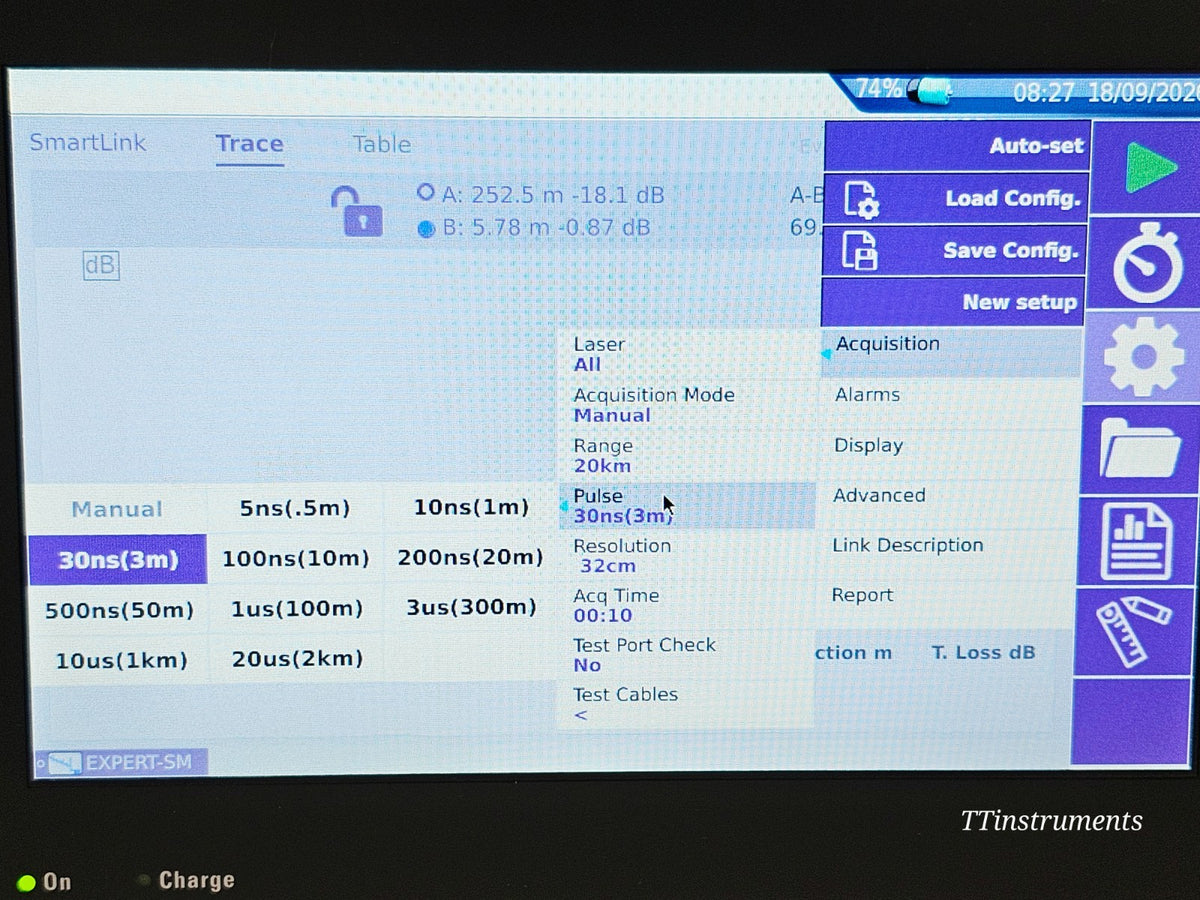 CALIBRATED VIAVI T-BERD 4000 V2 OTDR 4136MA2 1310/1550/1625nm SM Fibre Tester19