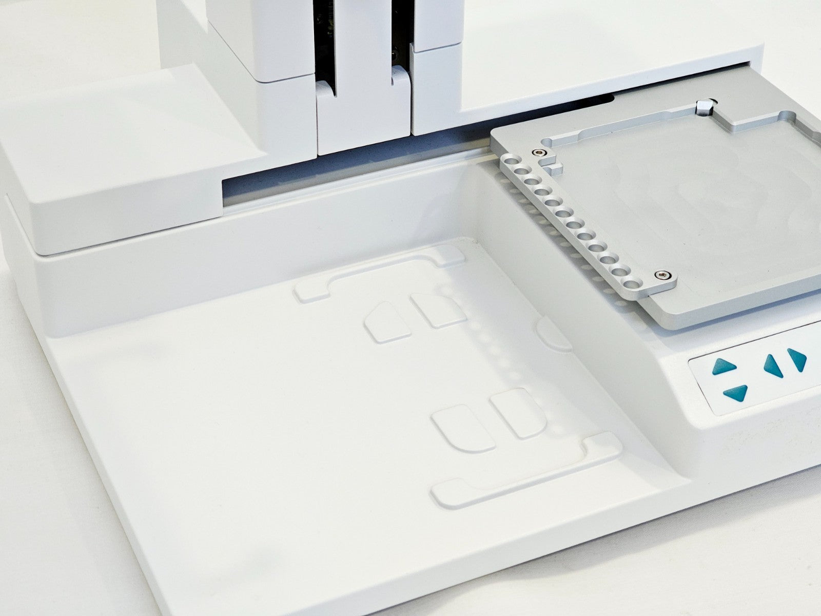 Integra Biosciences micropipette label and branding detail used lab pipettor