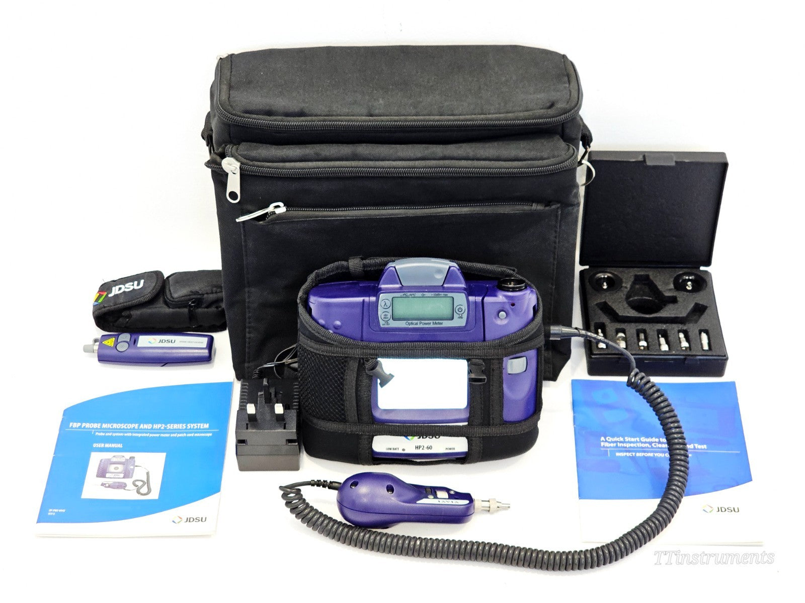 Viavi FIT-S205-PRO HP2-60-P4 Fiber Scope with 4x Tips and Power Meter + VFL