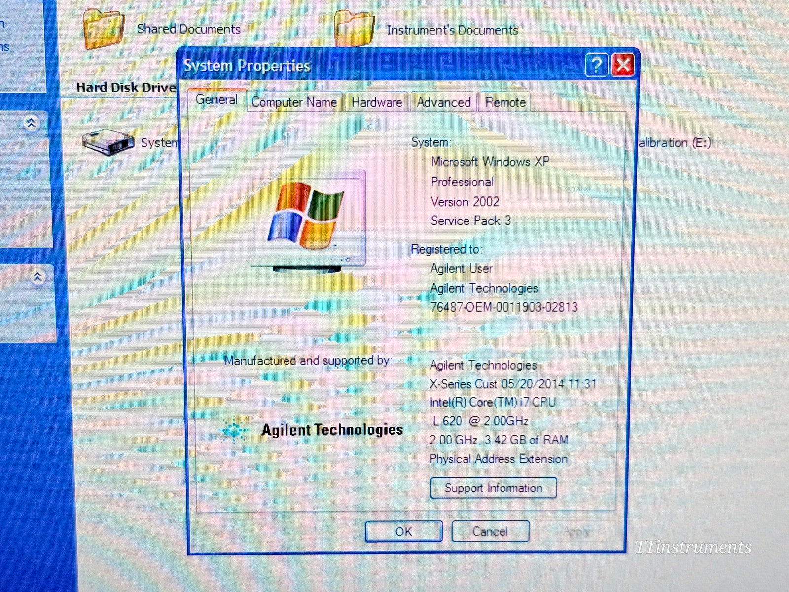 Conditional Cal Agilent Keysight CXA N9000A Signal Analyzer 7.5 GHz 507 P07 T06