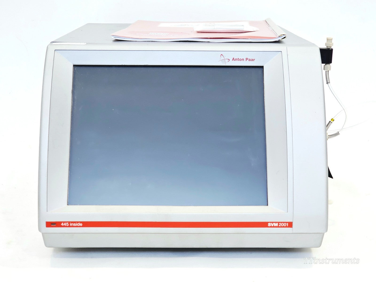 Anton Paar viscometer side angle view used lab equipment