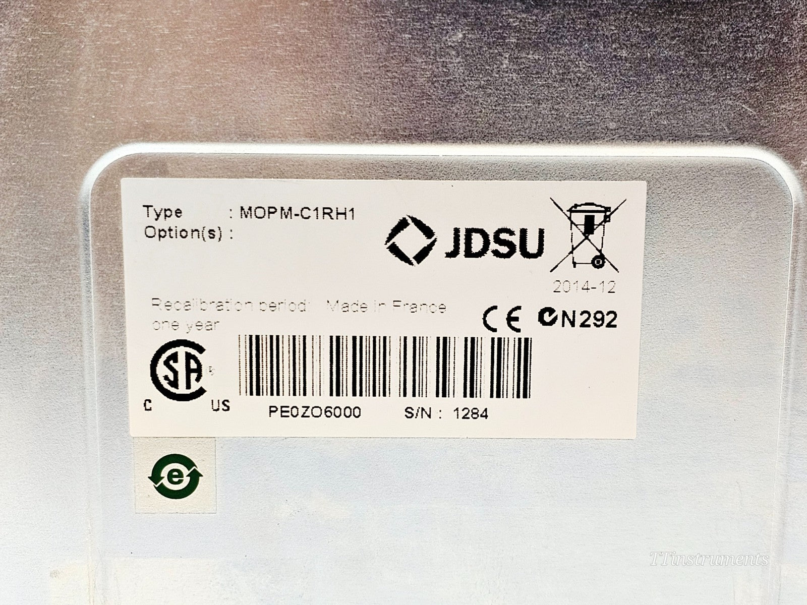 VIAVI MOPM-C1RH1 Single Channel Power Meter + mOPM-C1 Remote Head (MOPM-C1RHPCT)