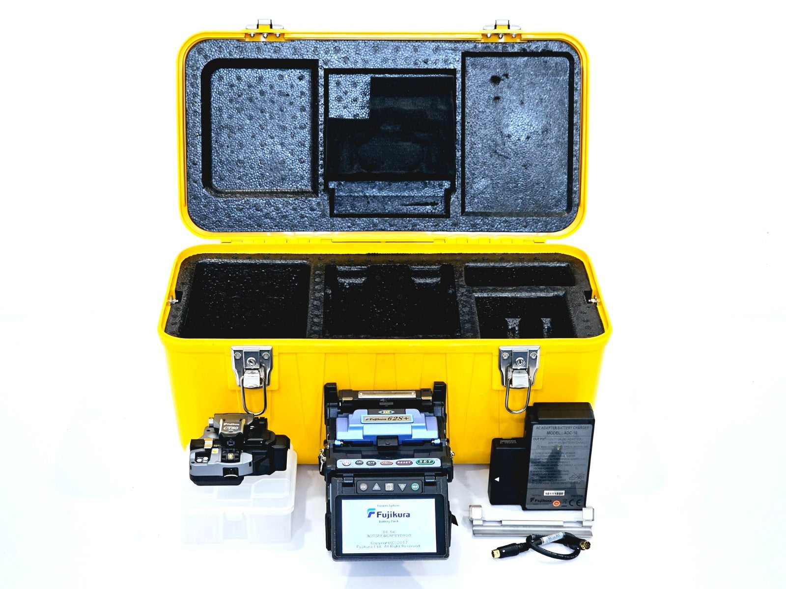 Serviced Fujikura 62S+ SM MM Core Alignment Splicer + CT-50 Cleaver ARC 1297