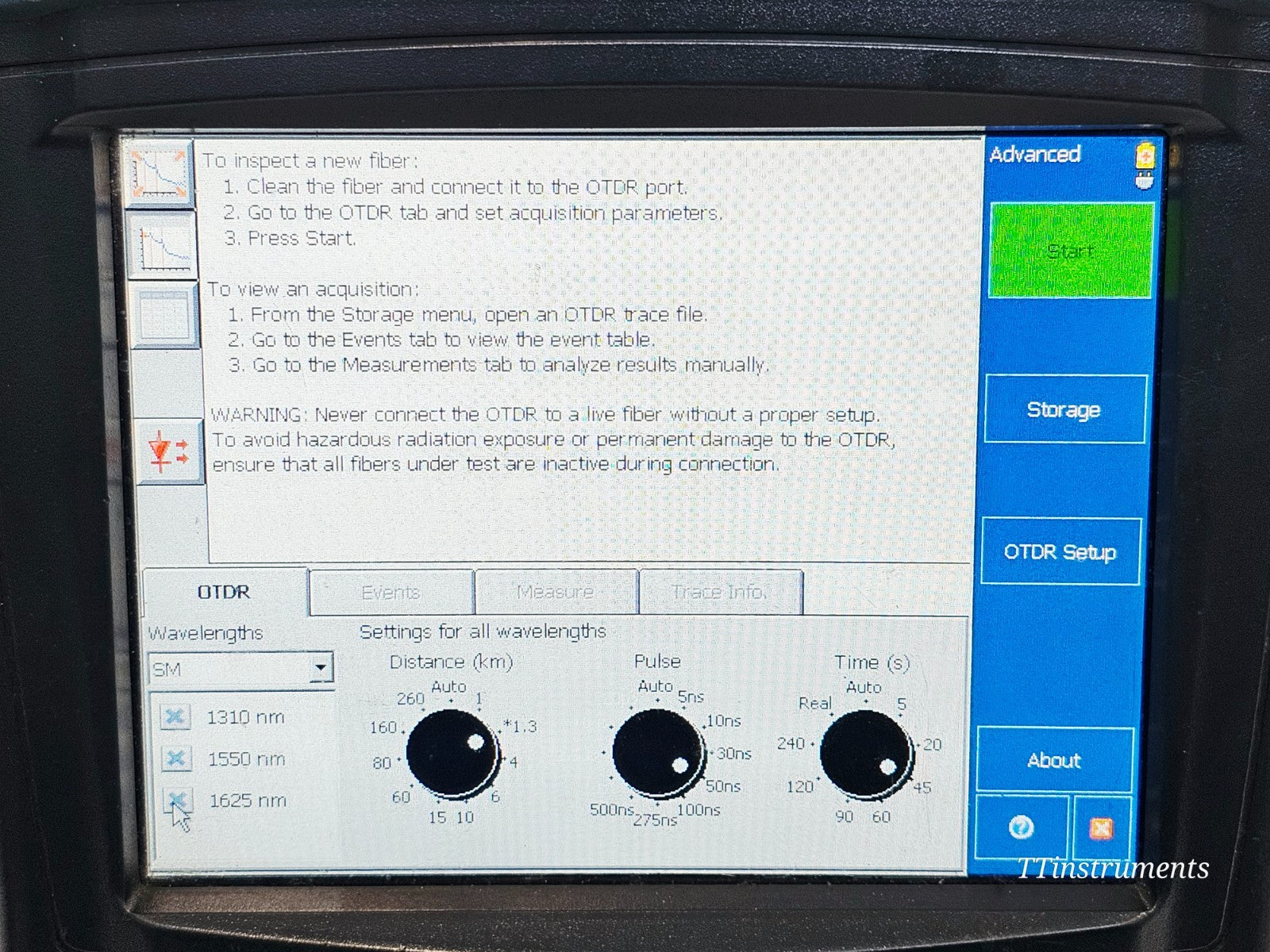 EXFO FTB-200 V2 with FTB-7300E OTDR 1310/1550/1625nm SM 39/37/37 dB SC-APC18
