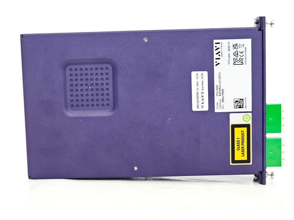 Calibrated Viavi OTU 5000 EOTDR2-L-A1-COTU 16-port 1625nm Medium Range OTDR 20225