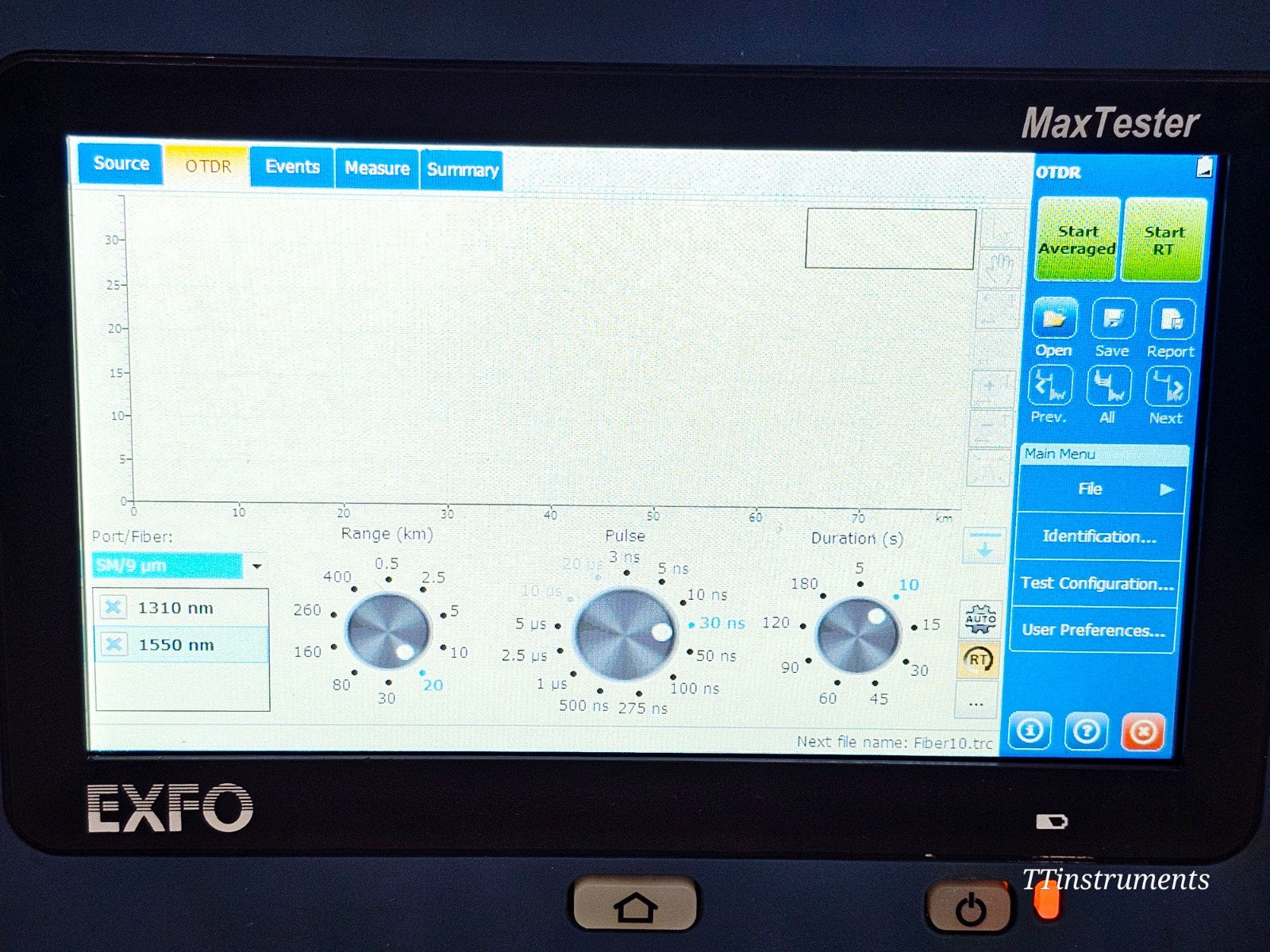 EXFO MAX-730C-SM8 SM OTDR iOLM MaxTester 1310/1550 & 1650 LIVE  with PM + VFL12