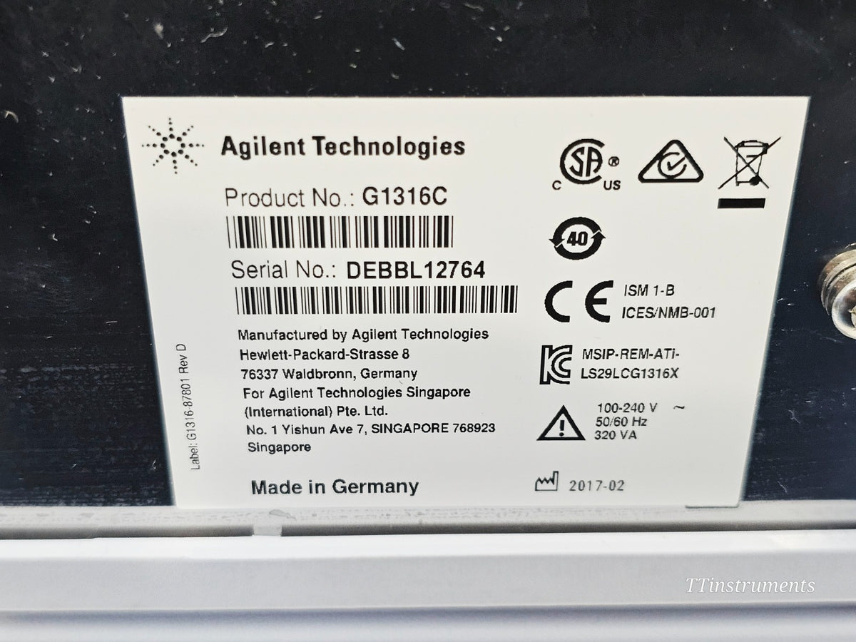 Agilent 1260 HPLC autosampler module used lab chromatography system