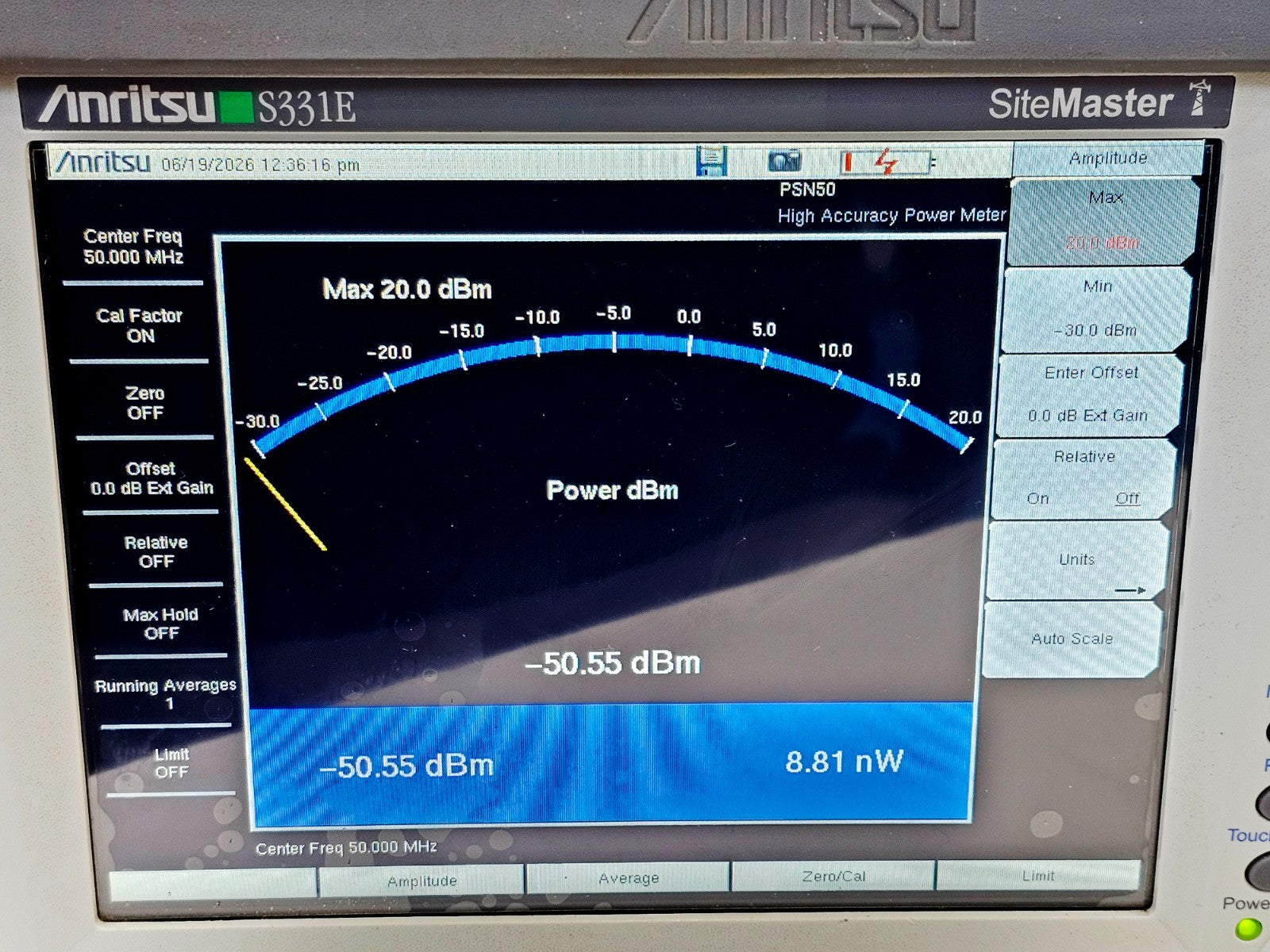 Anritsu S331E cable antenna analyzer full unit overview used