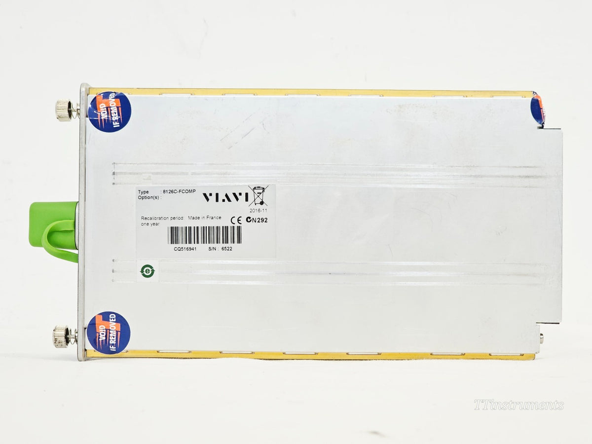 VIAVI MTS 6000A V2 Mainframe + 8126C FCOMP SM OTDR 1310/1550nm 47 dB High Power7