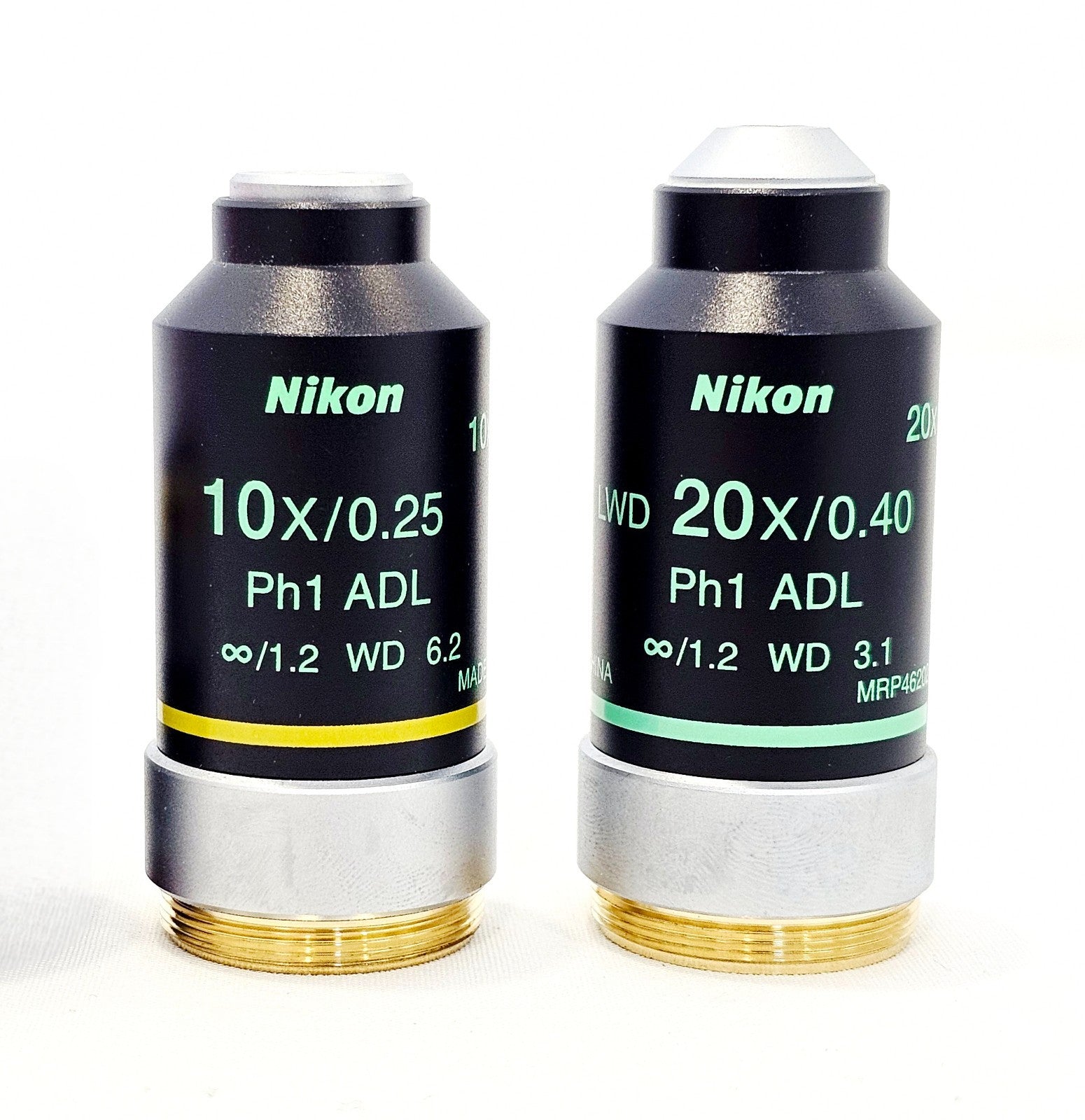 Nikon Eclipse microscope serial number and model label plate