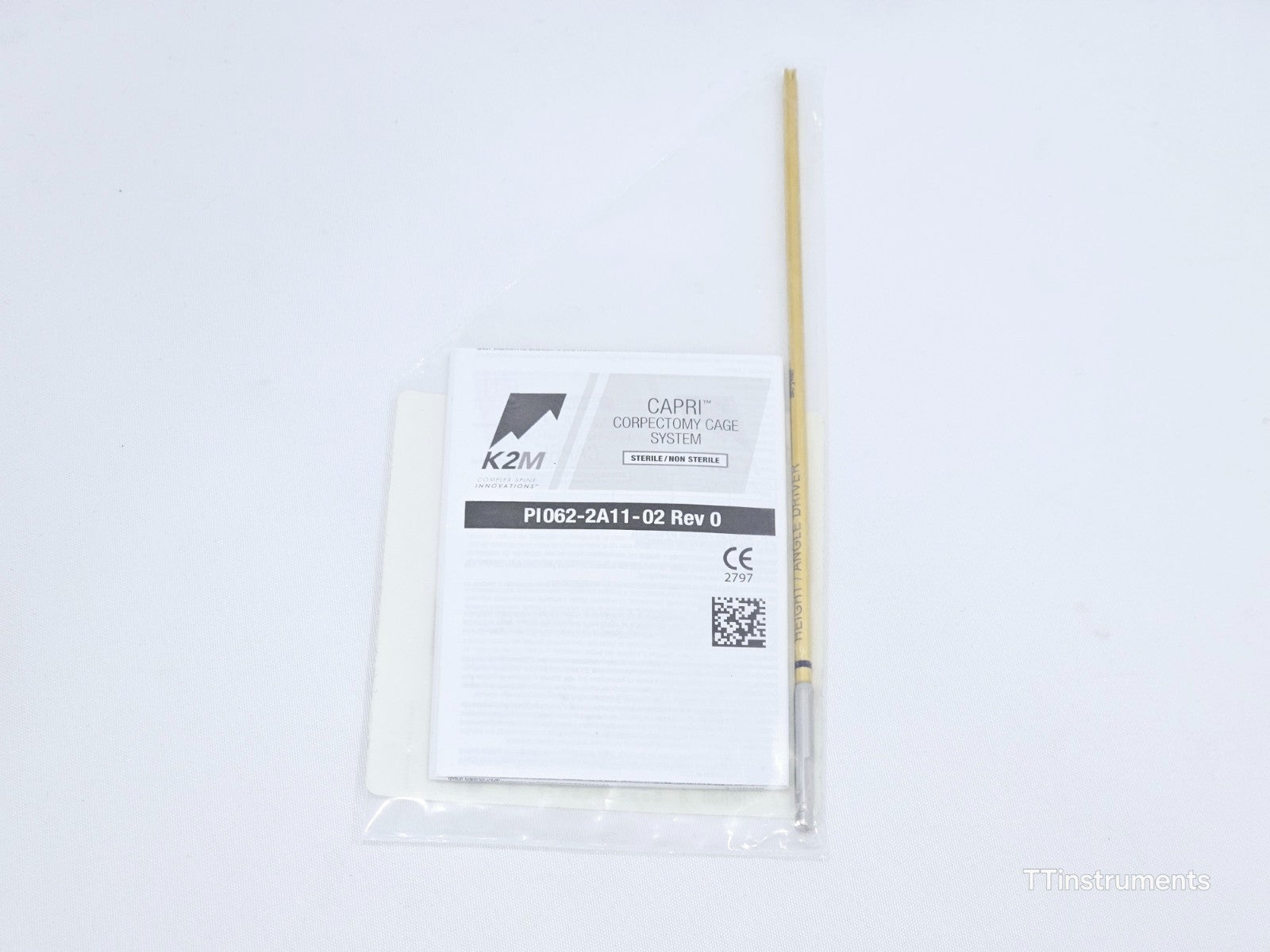 Stryker 7501-90025 Capri Corpectomy Cage System Driver Height/Angle