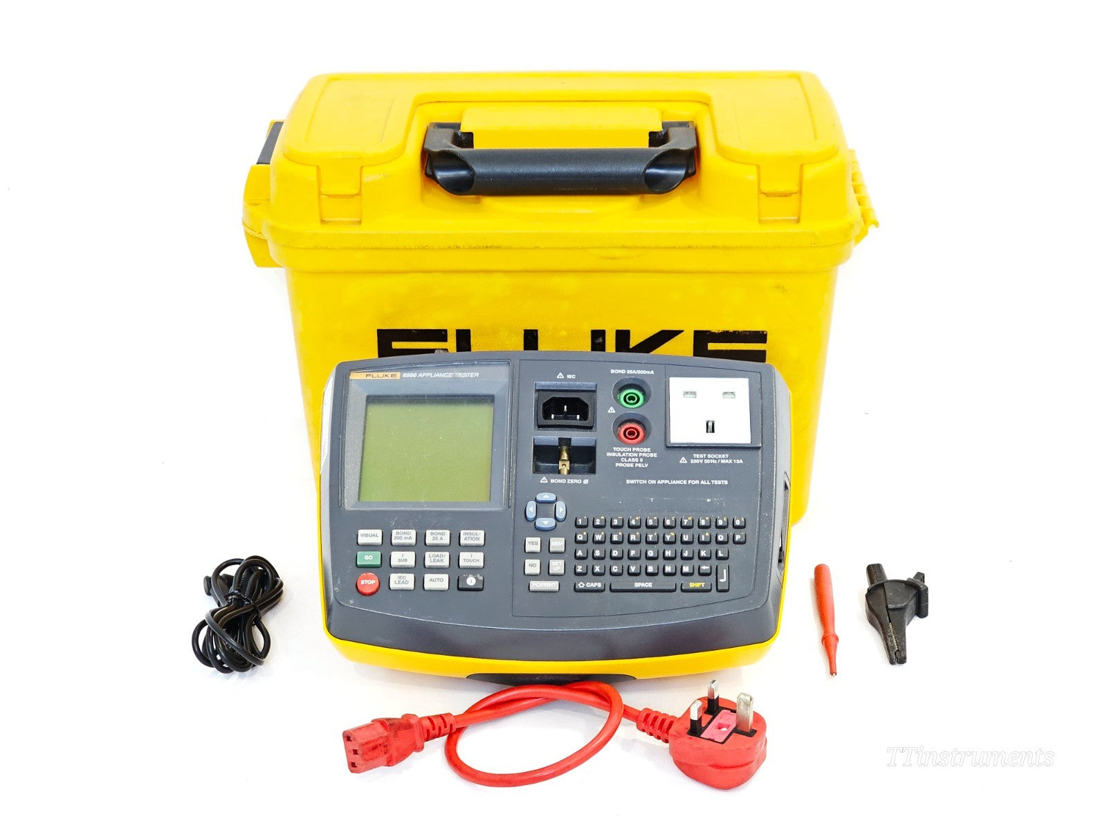 Fluke 6500 used PAT tester portable appliance testing device front view