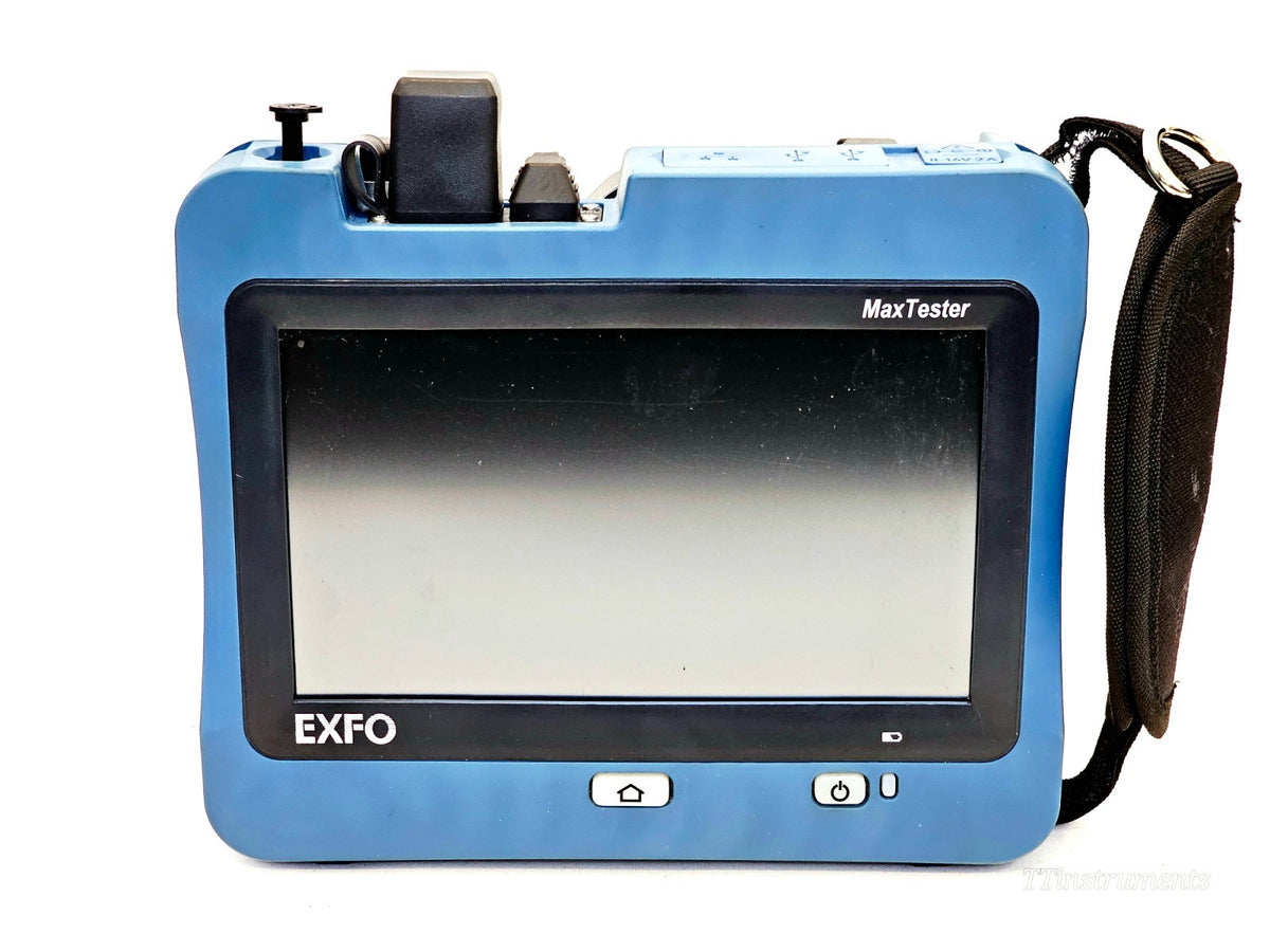 EXFO MAX-730C-SM8-EA OTDR front panel view showing optical ports