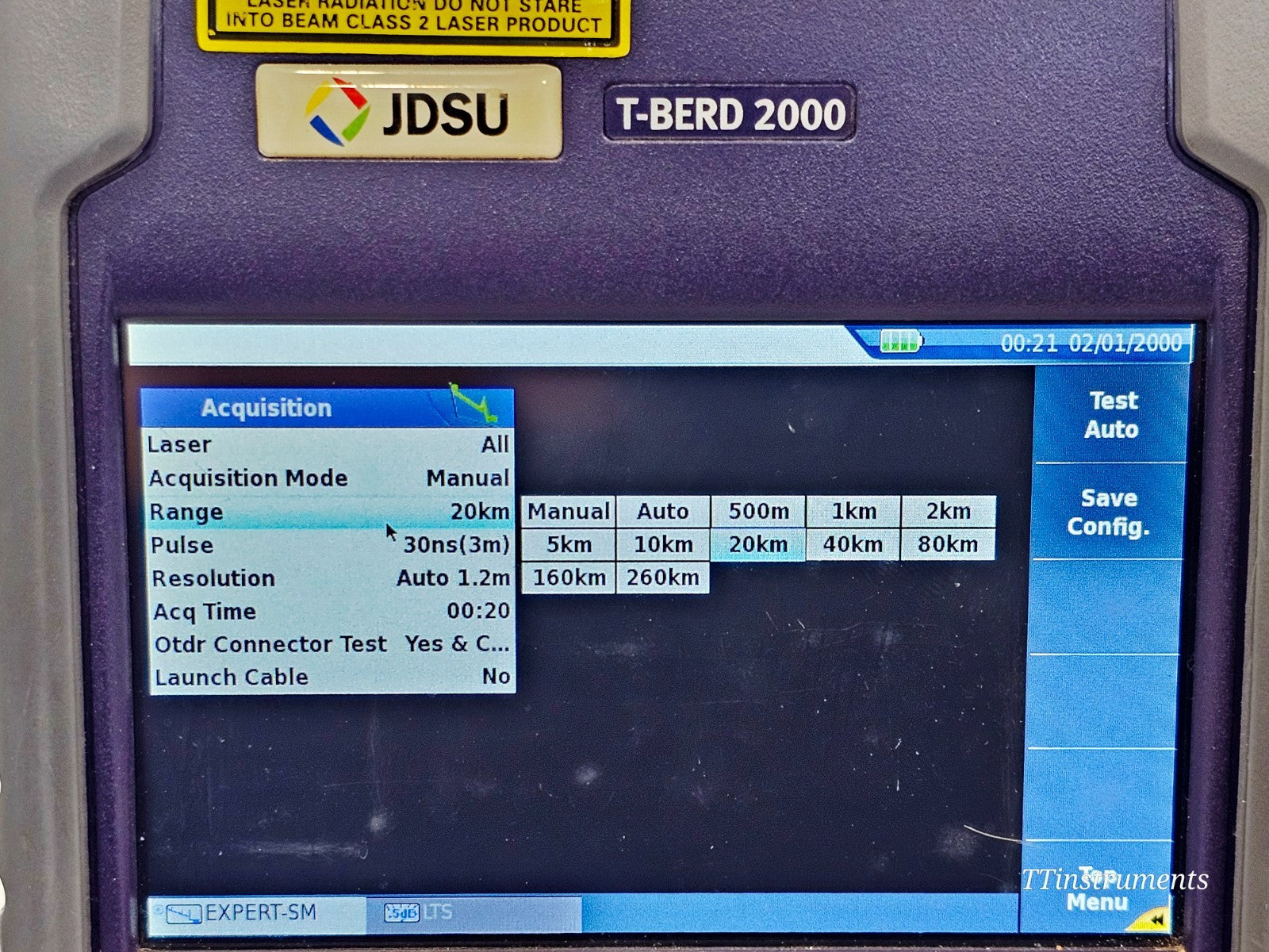 Viavi JDSU T-BERD 2000 + 4138 RMP65 1310/1550 & 1650 nm Filtered Metro PON OTDR17