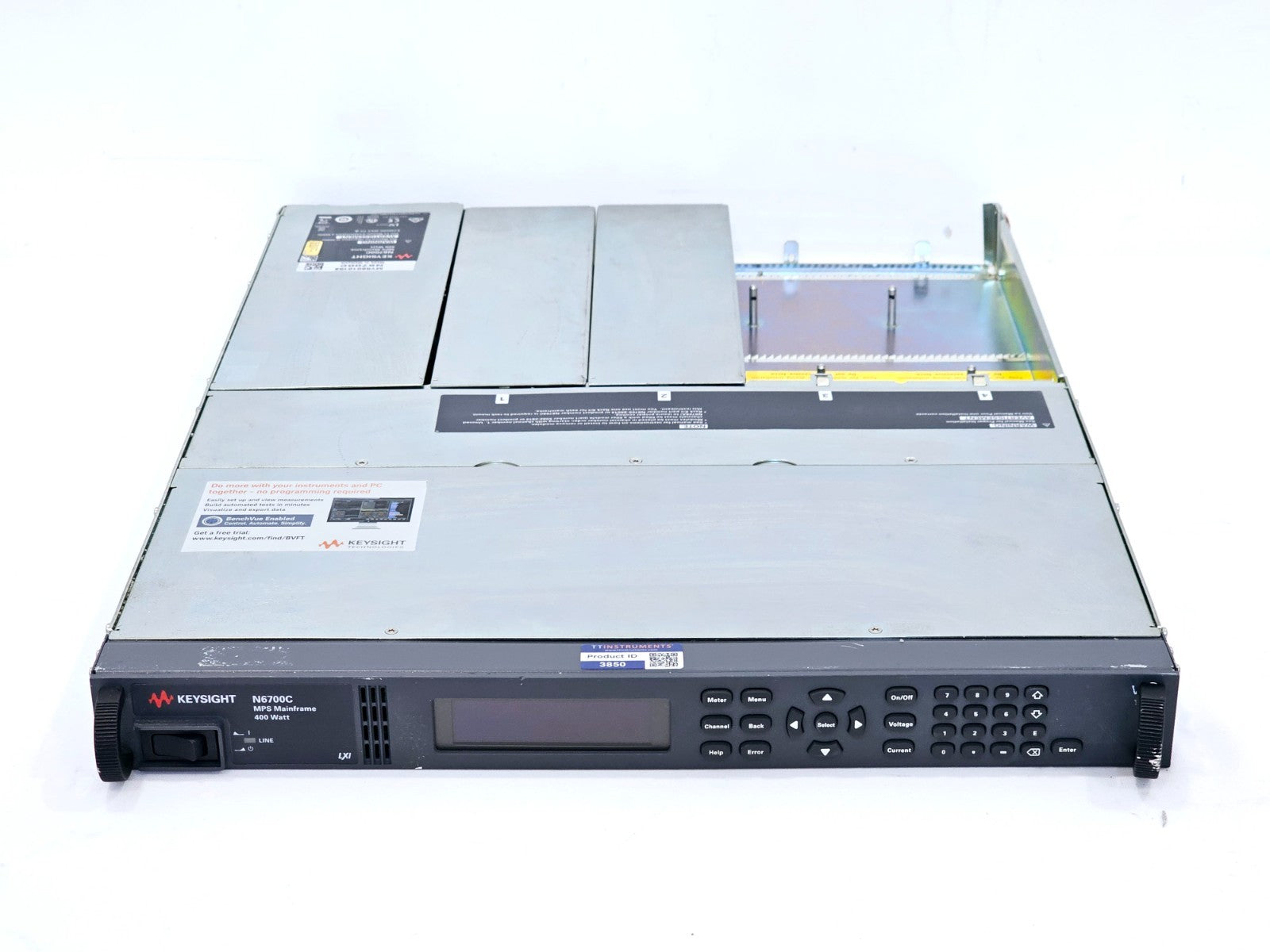 Keysight N6700C Low-Profile Modular Power System MPS Mainframe, 400W, 4 Slots