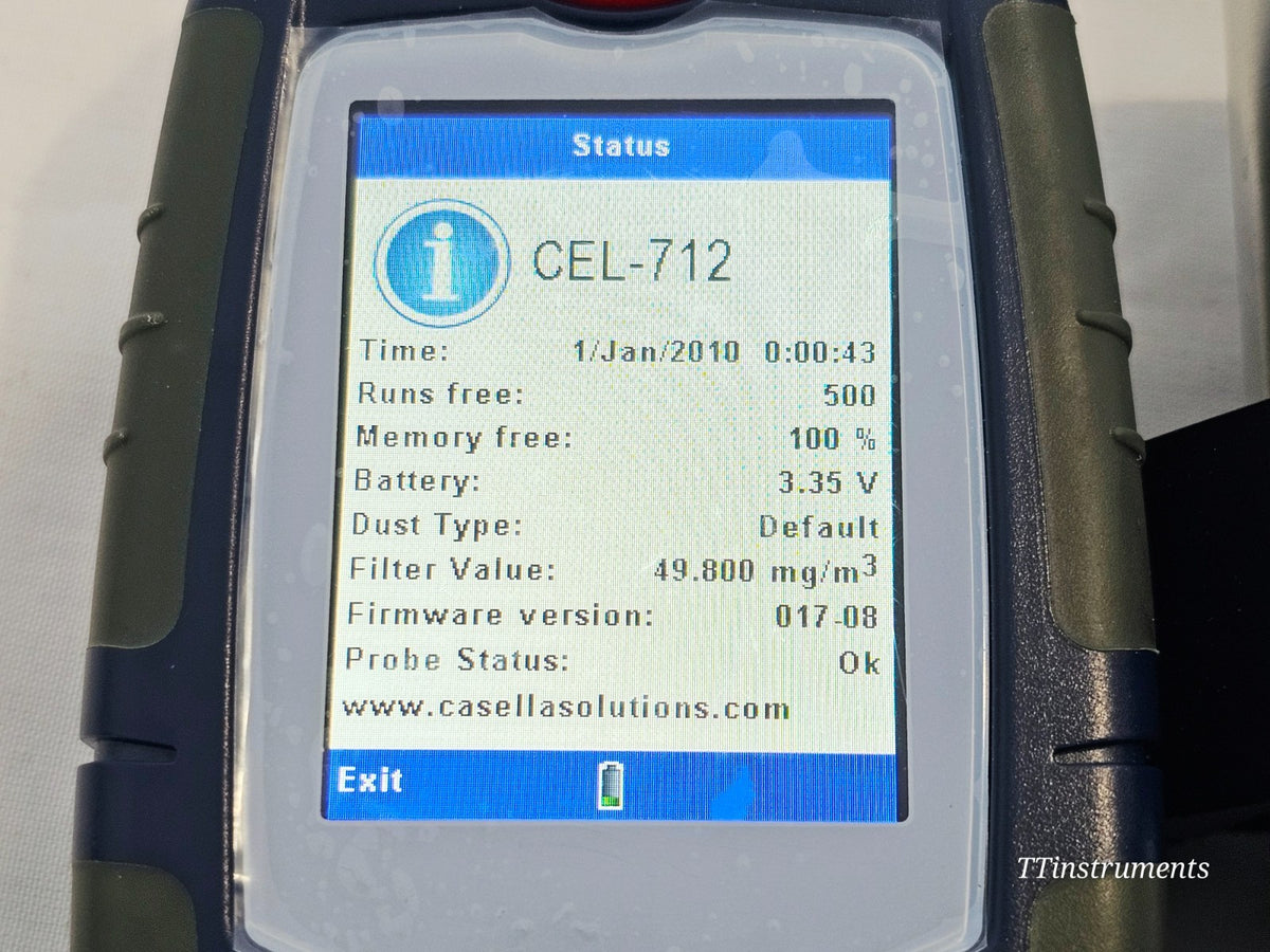 Casella CEL 712 Microdust Pro Real Time Dust Monitor Kit + Apex2 IS Plus13