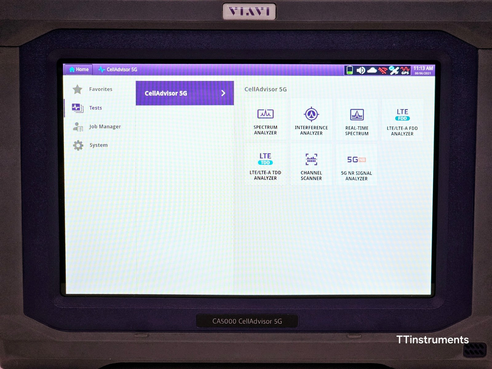 Viavi JDSU CA5000 CellAdvisor w/ Options 5G NR Signal Analyzer + 4G LTD FDD/TDD