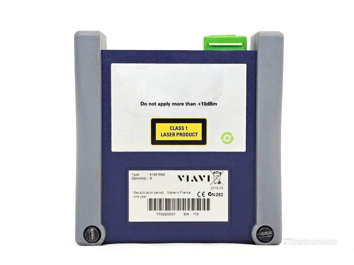 Viavi JDSU MTS 4000 V2 Platform + 4126 MA2 SM 1310/1550 nm OTDR MFD 2018 SC-APC10