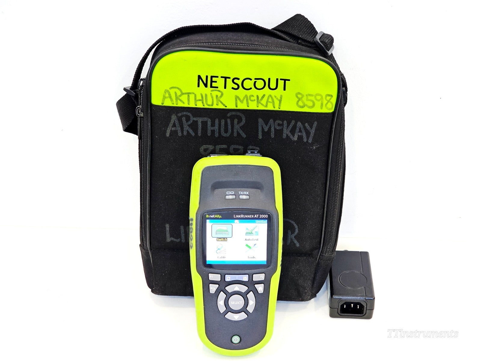 NetAlly LinkRunner used network tester handheld Ethernet cable and connectivity test device