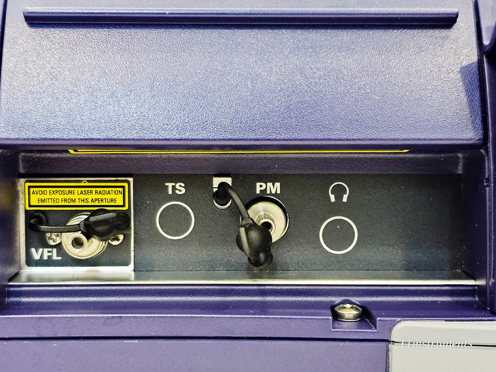 VIAVI JDSU OSA bottom panel and serial number label
