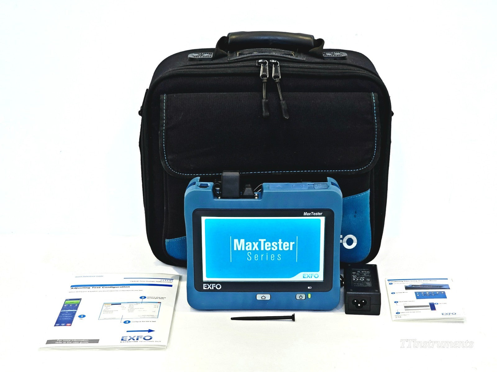 EXFO MAX-730C-SM8-EA used single-mode OTDR optical time domain reflectometer fibre testing unit