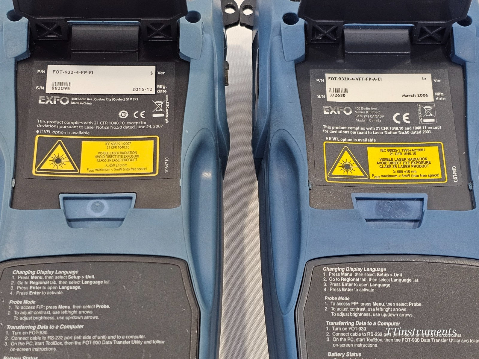 EXFO FOT-930 MaxTester II Multifunction Loss Tester SET 1310/1550/1625 SM OLTS