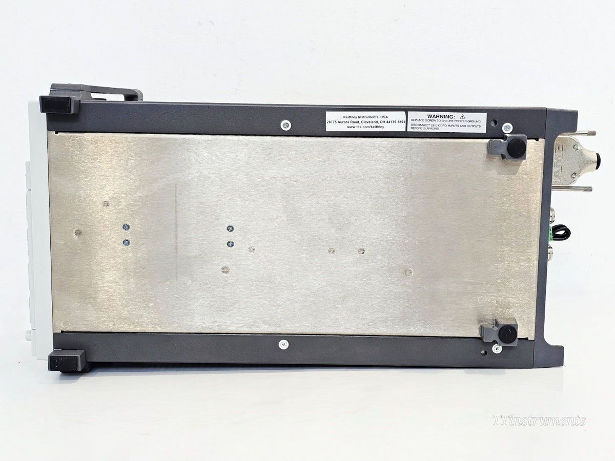 Keithley 2636B SMU rear connectivity GPIB USB LAN ports detail