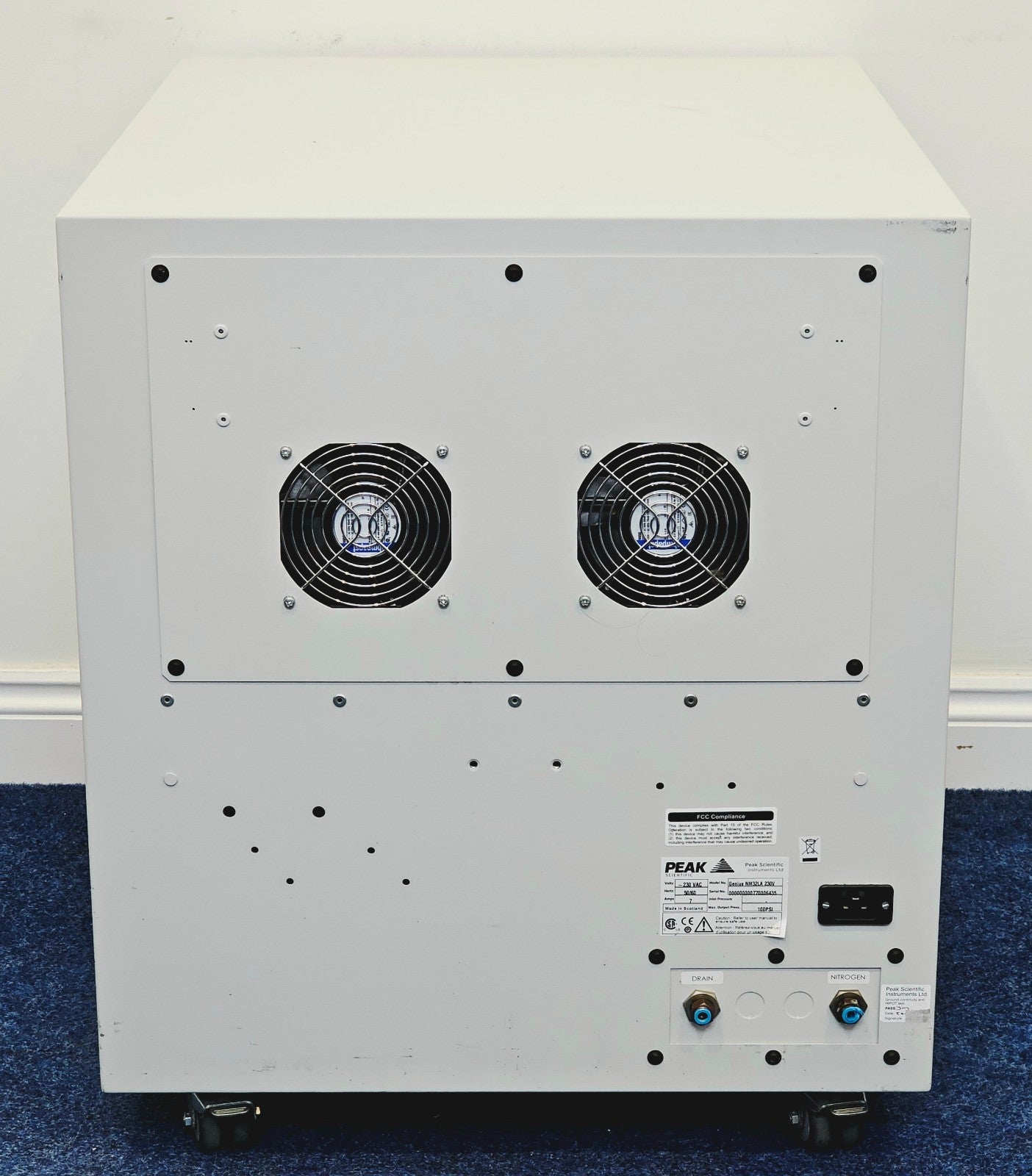 Peak Scientific Instruments Genius NM32LA Nitrogen Generator MFD 2018