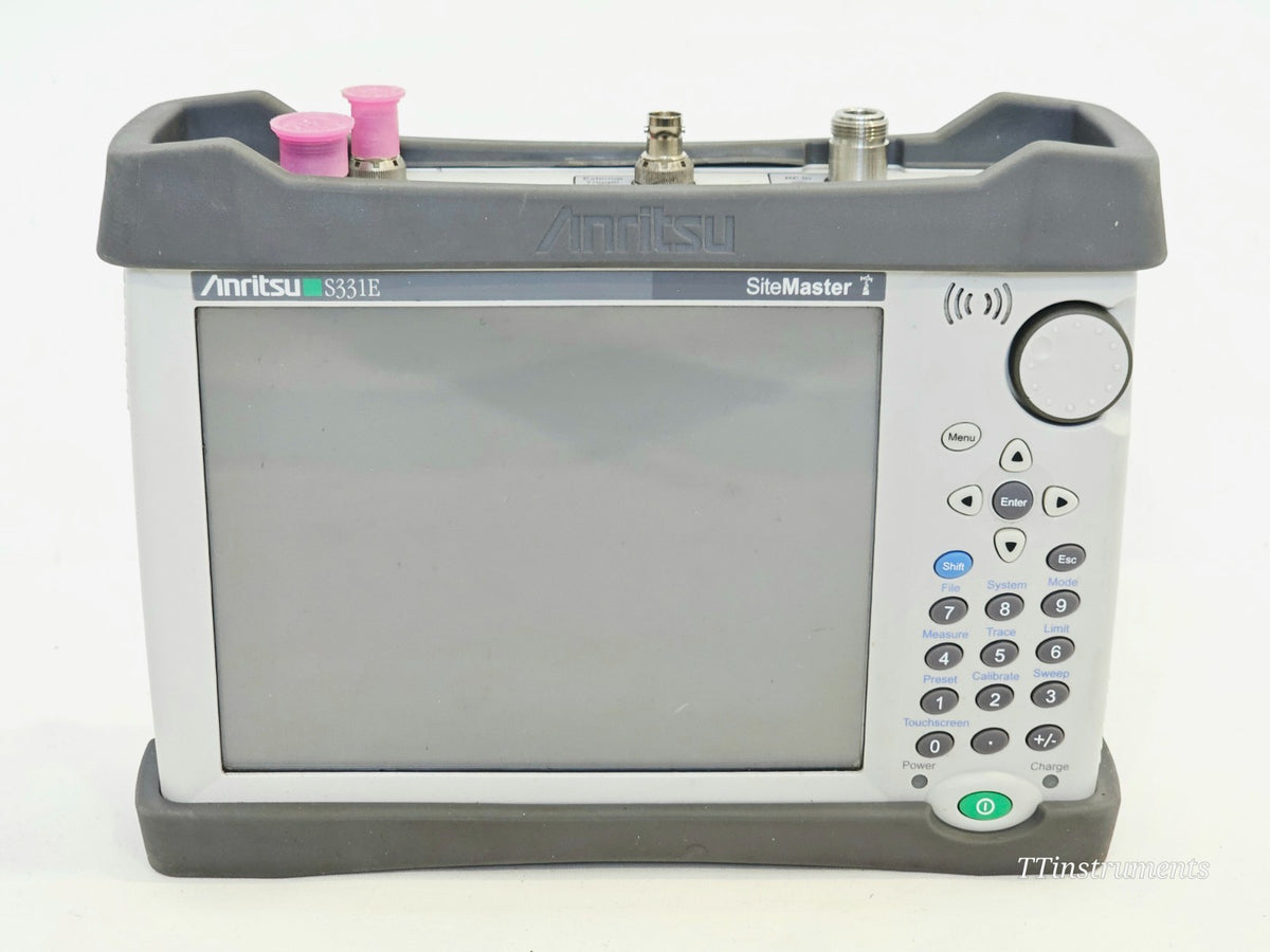 Anritsu S331E cable antenna analyser left side panel ports and connectors