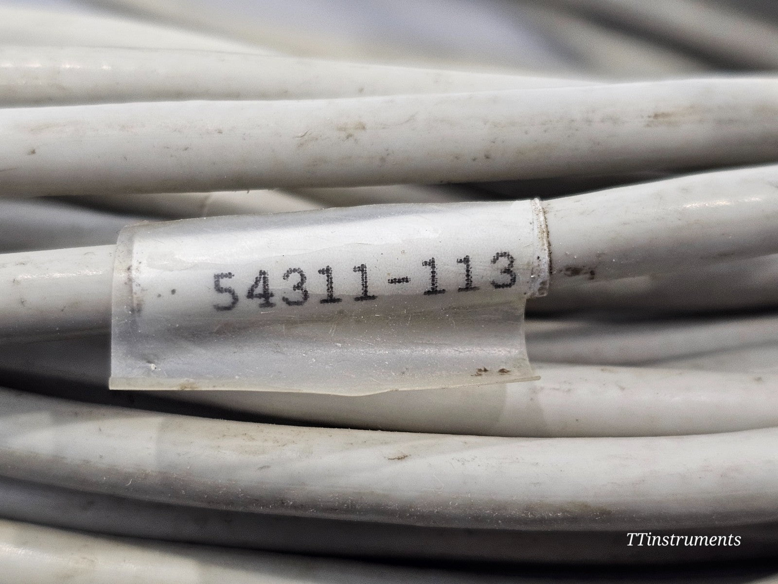 Aeroflex IFR Marconi 54311-113Y part number label on grey cable jacket reading 54311-113