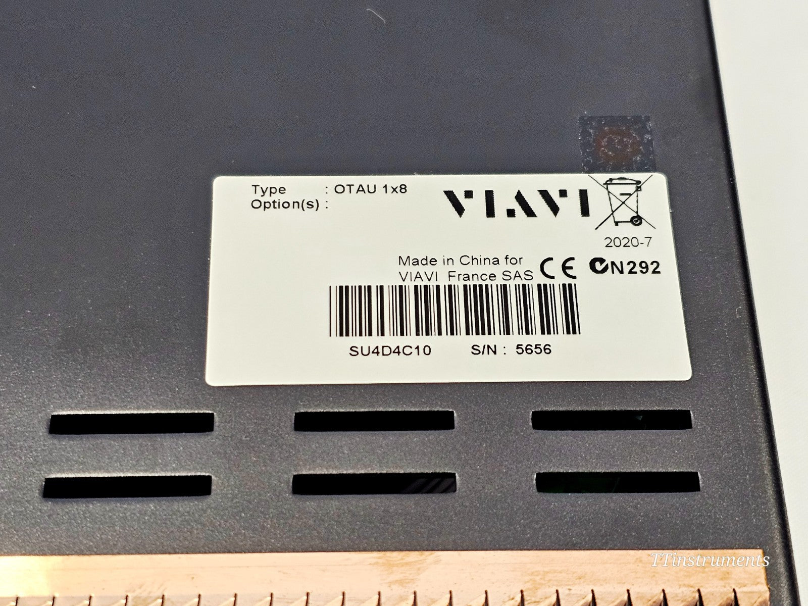 Viavi JDSU OTU 8000E v2 with OTAU 1x8 Optical Switch