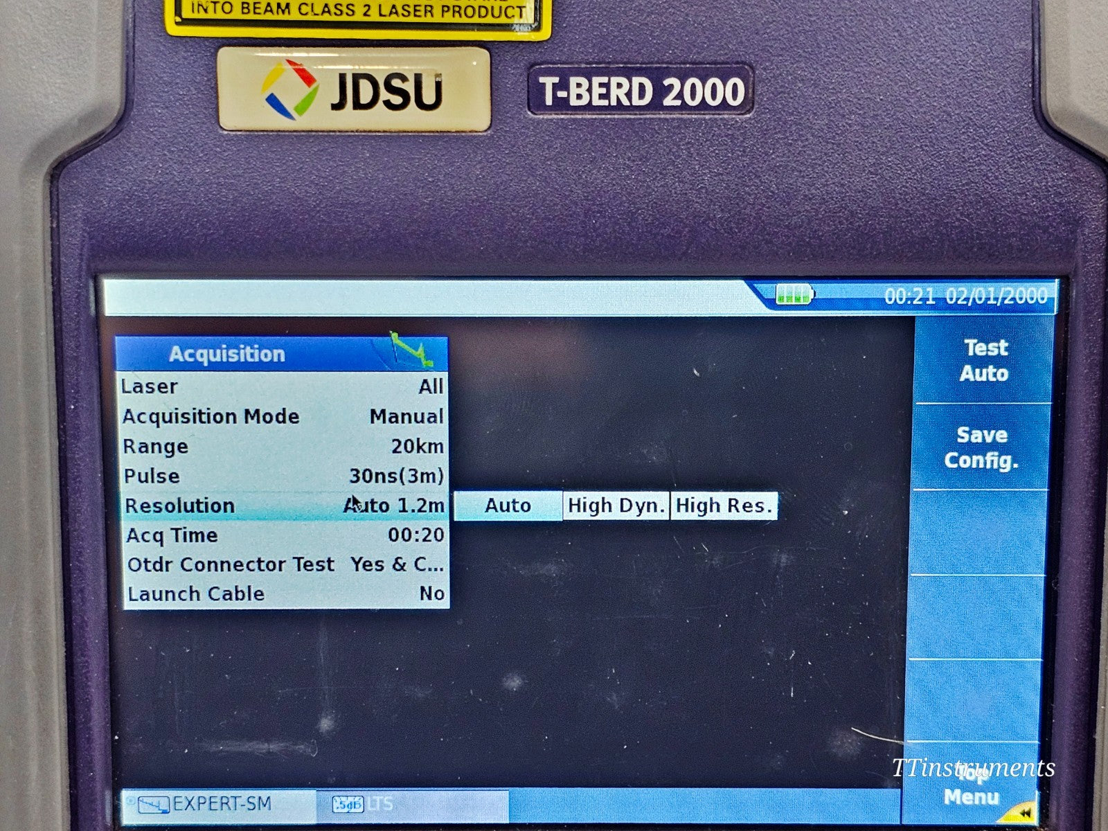 Viavi JDSU T-BERD 2000 + 4138 RMP65 1310/1550 & 1650 nm Filtered Metro PON OTDR19