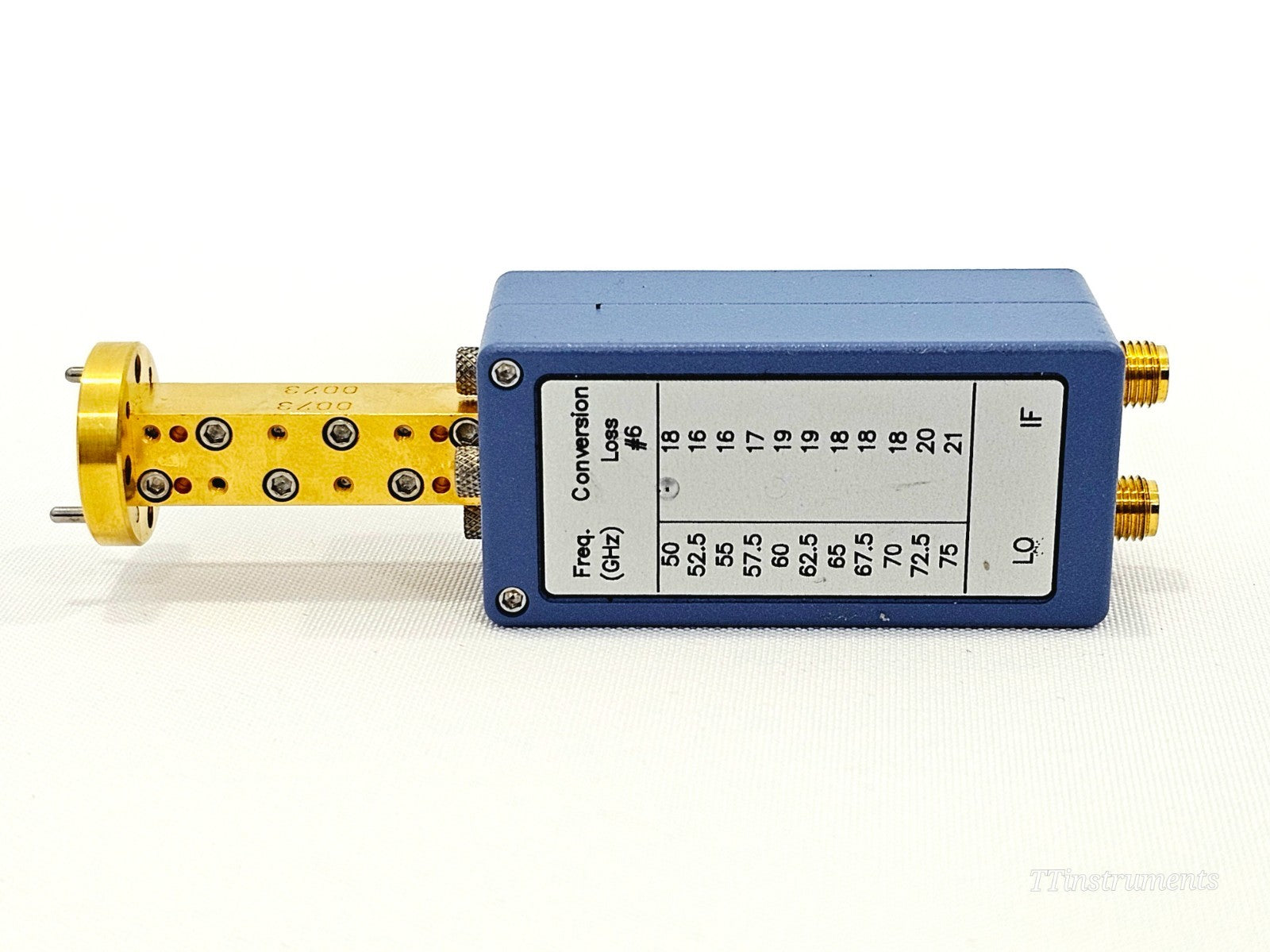 Rohde & Schwarz FS-Z75 50-75 GHz Harmonic Mixer 1048.0271.02 with IF & LO Ports