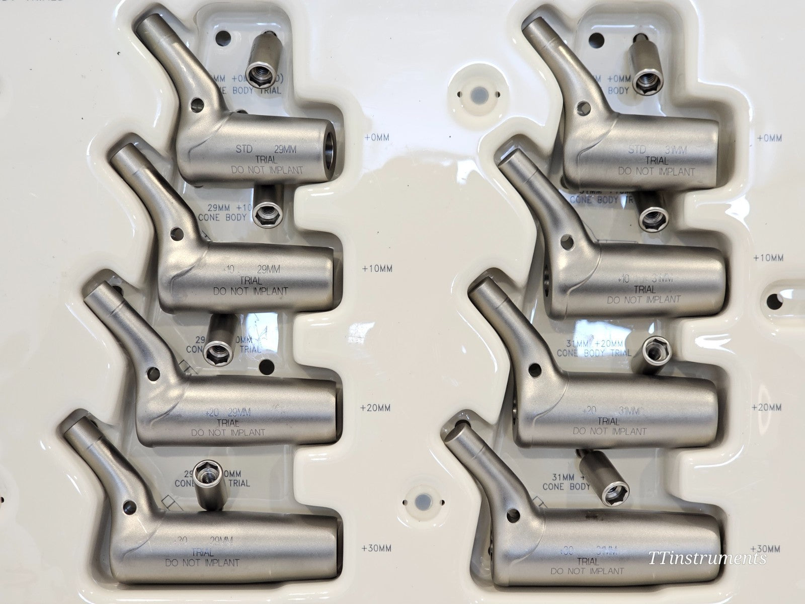 Stryker Conical Cone Body Trials Tray 2 – 27 mm–31 mm (REF 62789941)