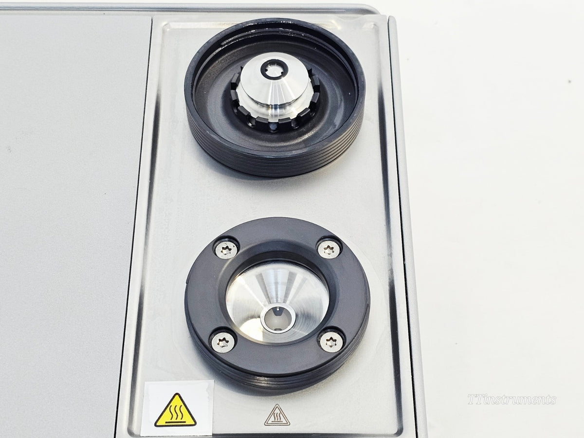 Anton Paar refractometer display screen showing refractive index readout