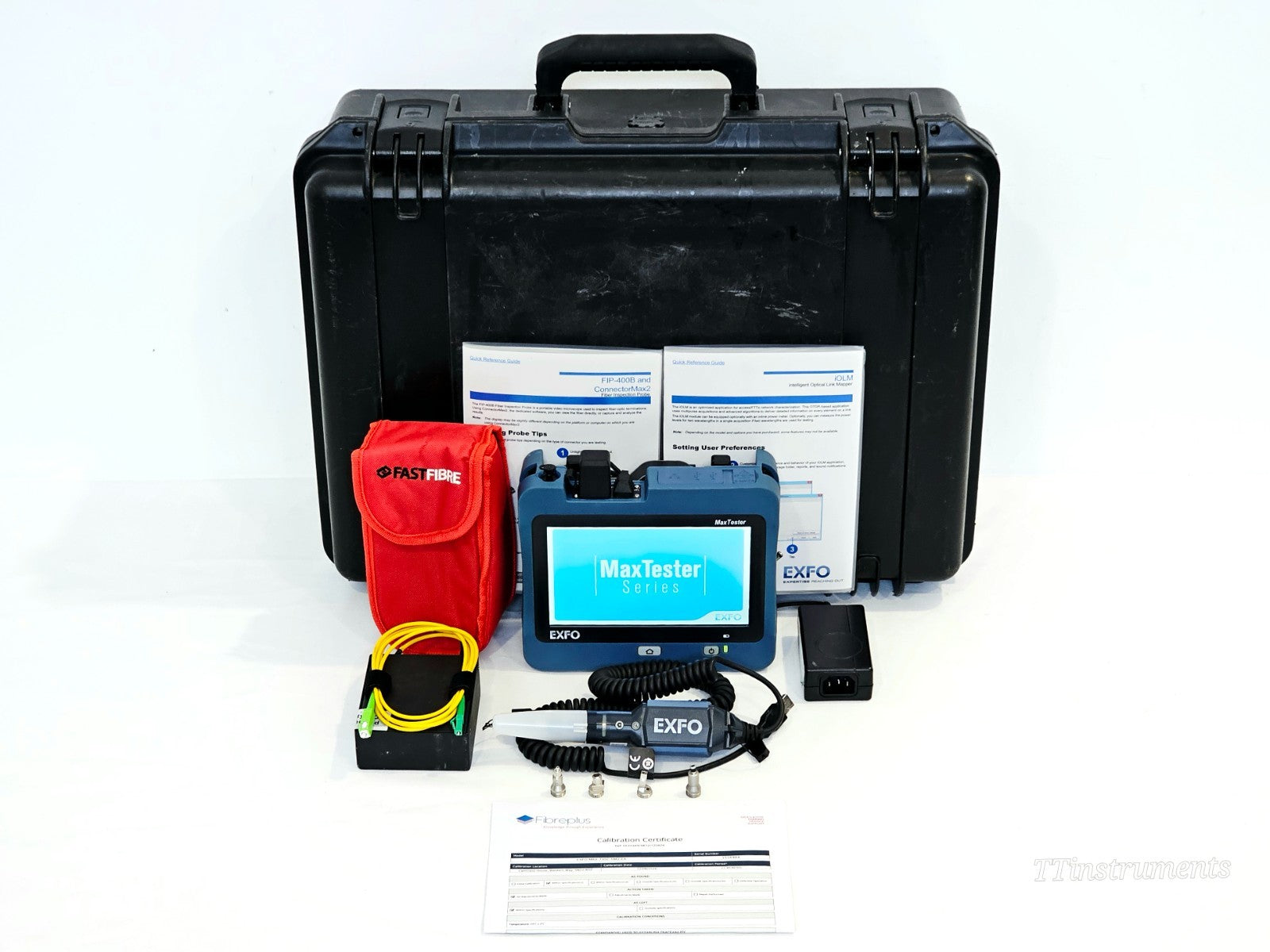 Calibrated EXFO MAX-730C-SM2 iOLM iADV 1310/1550 + 1625 Live  + FIP-430B Scope0